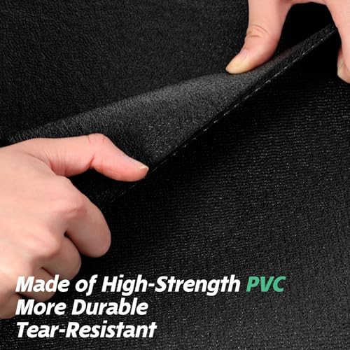 Molain Walking Pad Mat for Hardwood Floors, 68x24x0.2 Inch Foldable Treadmill Mat, Non-Slip Gym Floor Protection for Carpet, Shock Absorbing Exercise Equipment Mat for Home Workout - size: 0.5CM
