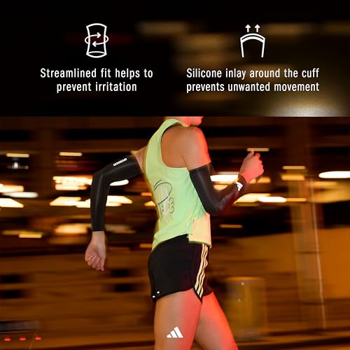 adidas Climacool Compression Arm Sleeves - color: Black, size: Adult Small/Medium