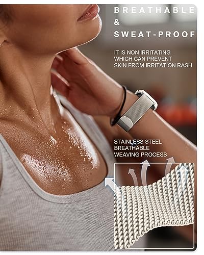 Original Stainless Steel Milanese Loop Compatible with Apple Watch Band 38mm 40mm 41mm 42mm 44mm 45mm 49mm, Magnetic Clasp Replacement Band for iwatch Series 9, Ultra 2/Ultra, SE/SE 2nd Generation, 8 7 6 5 4 3 2 1, Women & Men Watch Bands for iWatch (Star