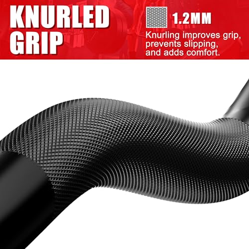 Olympic Barbell Weight Bar for Weightlifting, Bench Press Bar 7ft/6ft/5ft for Strength Training, Rated 500lbs/400lbs/330lbs Weight Capacity - color: 4ft-Black-330lb