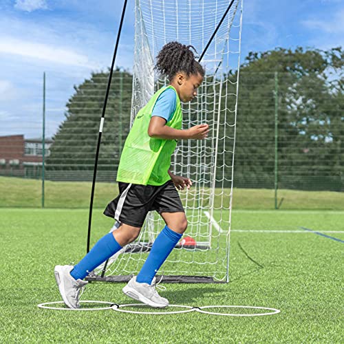 FORZA Agility Rings [12 Pack] | Speed & Agility Training Equipment for Athletes - Available in 10 Colors - color: Claret Red
