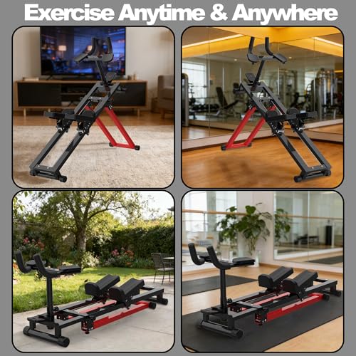 KINMAC 3-in-1 Spine Twist Stretcher & Stair Stepper & Waist Trainer, Multifunctional Trainer Adjustable Back Stretcher Machine for Lower Back Exercise, Core Activation & Full-Body Workout