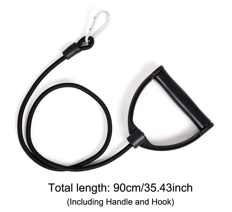 2 Pack Exercise Steppers Resistance Bands Replacement Resistance Band with Handles Elastic Exercise Bands for Mini Stair Steppers Fitness Stepper Stair Step Workout Machine Twist Mini Stepper