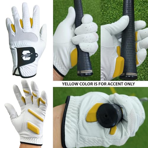 MONKEY GRIP Wedge Pad Golf Glove Premium Synthetic Nonslip Power Grip Good Grip Slice Killer No Twist Left Hand - size: LADY-Small Left Hand