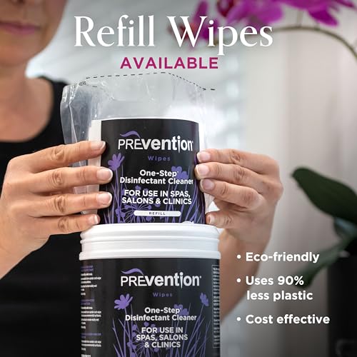 Prevention Wipes – Multi-Surface Cleaning Wipes for Everyday Use – Canister, 160 Count (Pack of 4) - size: Wipes Canister (4 Pack)