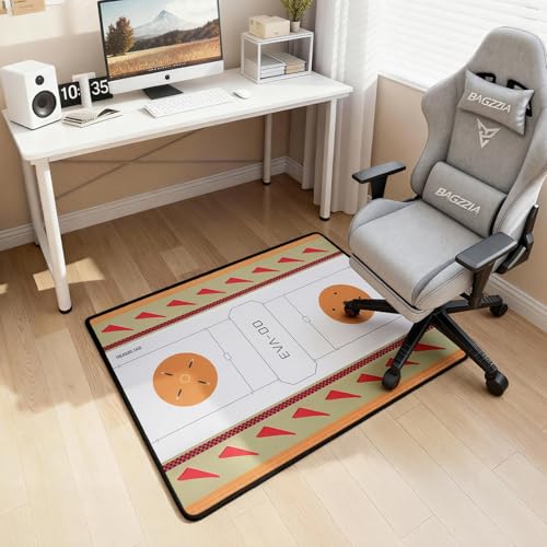 Office Chair Mat-Chair Mat for Hardwood Floor- Evangelion EVA-00 Capsule Series Inspired Design, Anti-Slip, Easy Clean & Machine Washable (35"×47") - color: Eva-00