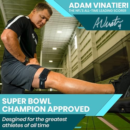 Vive IT Band Strap - (2 Pack) Iliotibial Band Compression Wrap - Outside of Knee Pain, Hip, Thigh & ITB Syndrome Support - Neoprene Brace for Running and Exercise - Athletic Stabilizer for Men, Women - style: 2 Pack