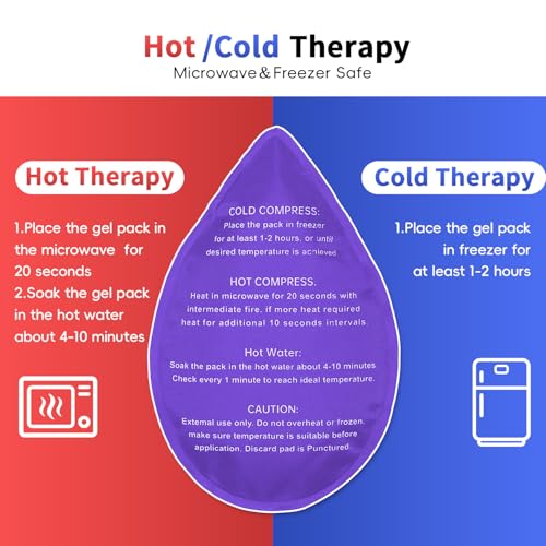 Wisdom Teeth Ice Pack Head Wrap for Pain Relief - Cold Hot Therapy for Face, Jaw & Oral Surgery with 4 Gel Packs, TMJ, Tooth Extraction, Tonsillectomy Recovery-Purple - color: Purple