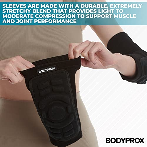 Bodyprox Elbow Protection Pads 1 Pair, Elbow Guard Sleeve - size: Medium