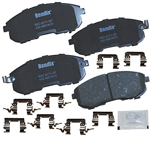 Bendix Priority1 CFC430 Ceramic Front Brake Pads for INFINITI G20 2002-1999, I30 1999-1996, Nissan Altima 2001-1993, Altra EV 2001-1999, Maxima 1999-1989, Sentra 2006-2000, Suzuki SX4 2007 - style: CFC430