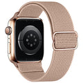 Stretchy Nylon Loop Bands Compatible with Apple Watch 38mm 40mm 41mm 42mm 44mm 45mm 49mm Adjustable Soft Elastics Strap Compatible with Apple Watch SE Ultra iWatch Series 8/7/6/5/4/3/2/1 (Rose - color: 1-Rose powder, size: 38mm/40mm/41mm/42mm(Series 10)