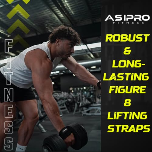 Figure 8 Lifting Straps Gym Padded for Men & Women Gym Deadlift Strap for Weightlifting, Strongman, & Cross Training Heavy Duty Lifting Strap Figure 8 Straps - size: Medium