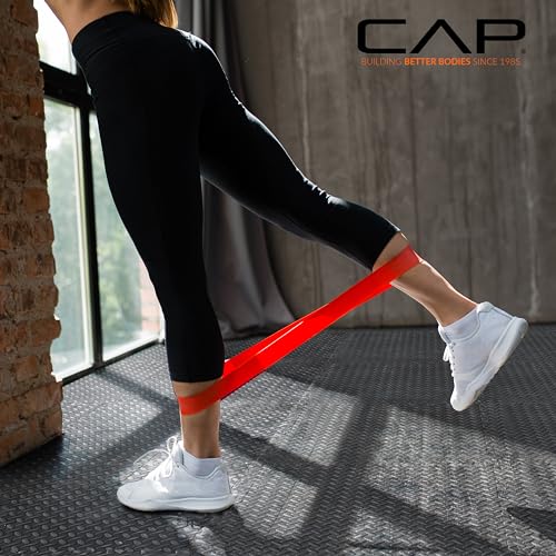 CAP Puzzle Exercise Mats | 1” Thick EVA Interlocking Foam Tiles for Home Gym Flooring | Multiple Options - color: T - Black, style: 24 Tiles (96 SQ FT)