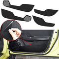 x xotic tech Door Anti Kick Pad Stickers Carbon Fiber Pattern Protector Guard Compatible with Honda Civic 10th Gen (Vinyl)