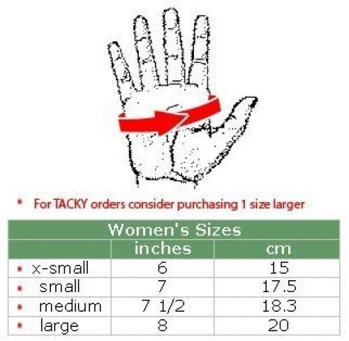 Mighty Grip Pole Dancing Gloves with Tack Strips for Gripping The Pole (1 Pair) - color: Black, size: Large