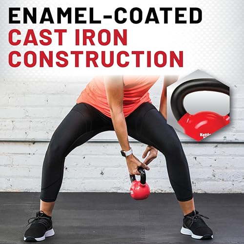 Kettleball Weight for Strength Training, Conditioning, and Fitness - size: 5 LB