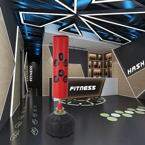 Punching Bag with Stand - 70inch, 203lbs Bearing, Freestanding Heavy Boxing Bag for Adult Youth, Large Stable Base, Kickboxing Bags