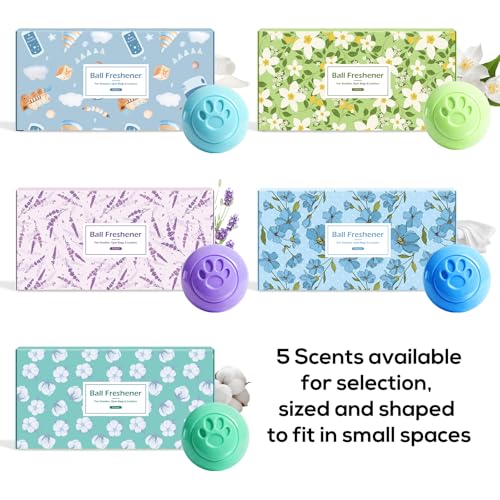 SCENTORINI Shoe Deodorizer Balls, 8 Pack Baby Powder Scent Sneaker Deodorizer Balls, Odor Eliminator for Smell Shoes Boots, Long Lasting Shoe Freshener for Gym Bags, Drawers and Small Spaces