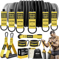 KUZARO Heavy Resistance Bands for Working Out, 300lbs/360lbs Heavy Exercise Bands with Handles, Resistance Bands for Men, Weight Bands Set for Muscle Training, Strength, Yoga, Home Workout Equipment - style: 420LBS