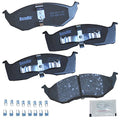 Bendix Priority1 CFC591 Ceramic Front Brake Pads for Select Models Chrysler Concorde, Grand Voyager, LHS, New Yorker, Town & Country, Dodge Caravan, Intrepid, Eagle Vision, Plymouth Prowler, Voyager - style: CFC591