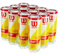 WILSON Championship Tennis Balls - size: 12 Can Case (36 Balls), style: Extra Duty