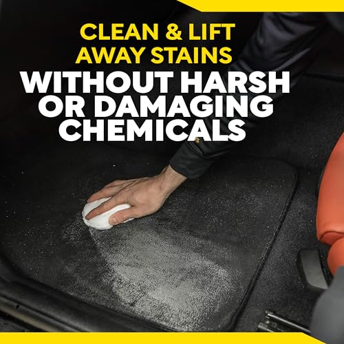 Meguiar's Foaming Floormat & Carpet Cleaner – Fabric, Floor Mat, All Weather Floor Mat & Carpet Cleaner Spray in One Product – Quickly and Effectively Remove Tough Stains, Dirt, and Grime, 16 oz