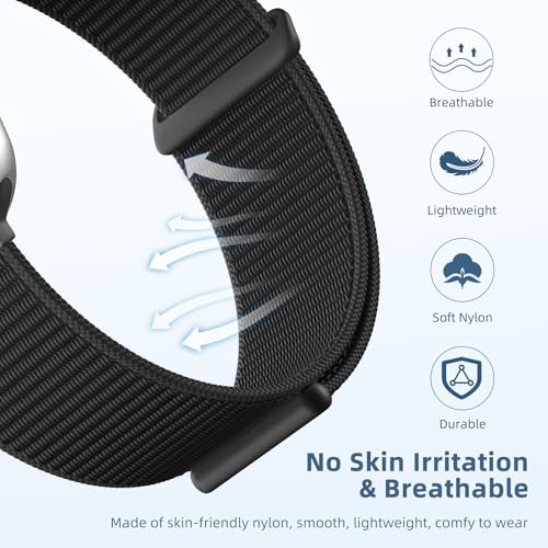 3 Pack Nylon Bands Compatible with Apple Watch Band 38mm 40mm 41mm 42mm 44mm 45mm 46m 49mm iWatch Series 10 9 8 7 6 5 4 3 2 1 Ultra SE, Adjustable Breathable Braided Sport Stretch Wristbands Women Men - color: 2-Black/Dark Blue/Rock Gray, size: 38mm/40mm/