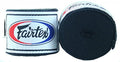 Fairtex HW2 Elastic Cotton Handwraps, 120' and 180" Full Length Hand Wraps-Many Colors - color: Black, size: 120"