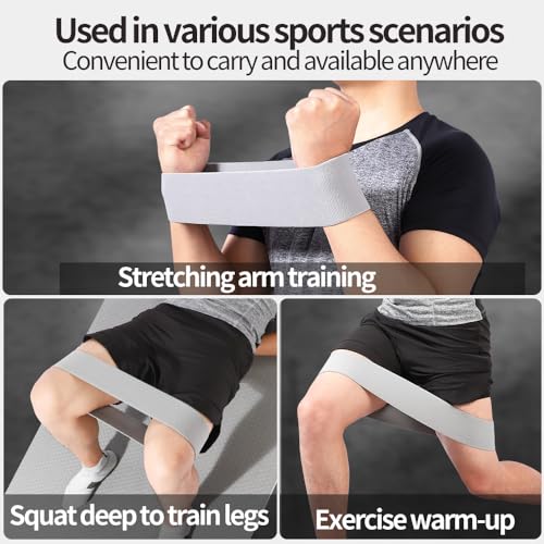 Fabric Resistance Bands, Elastic Bands of Different Levels, Hip and Leg Shaping Bands, Suitable for Yoga, Rehabilitation, Pilates, Fitness and Home Workouts