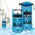 Pool Ladder Weights for Above Ground Pool - 2 Pack 25lb Fillable Sand Bags for Pool Steps, Heavy Duty Waterproof Pools Ladder Stabilizer Anchor Bags - size: 25 LB