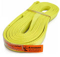 DD Sling 1 Inch x 16 Foot Nylon Lifting Sling – USA Made, 3,200 lb Vertical, 2,600 lb Choker, 6,400 lb Basket – 2-Ply Heavy Duty 900 Webbing, Type 4 Twisted Eye & Eye Rigging Sling - size: 1" x 16'