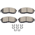 SCITOO D815 Front Ceramic Brake Pads Sets & Brake Hardware Fit For INFINITI G20 / G35 / I30 / I35,For Nissan 350Z / Altima/Cube/Juke/Maxima/Sentra/Versa,For Suzuki SX4 - size: Front D815-7318