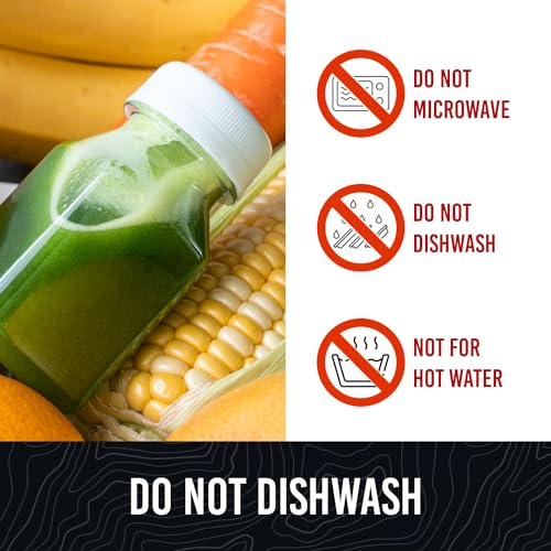 Norcalway 4 Oz Small Plastic Bottles with Black Caps for Liquids - Ginger Shot Lids, Wellness Juice Freezer Safe, Leak Proof, Food Grade 4 Oz 6 Pack, white - size: 4 OZ / 6 PACK