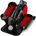 Lifepro Portable Under Desk Elliptical Exercise Machine - Manual Pedal Exerciser for Home Workouts, Muscle Toning, Energy Boost - Mini Foot & Leg Exerciser with Fitness App - color: Red