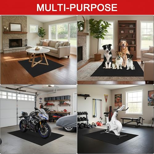 20' x 7'4" Garage Floor Mats - All-Weather Garage Floor Mats for Under Car, Absorbent Oil Spill Mat, Anti-Slip Garage Carpet, Reusable Garage Mats with Waterproof Backing, Garage Car Mat & Floor Rug - size: 7'4" x 20' (Rectangular)