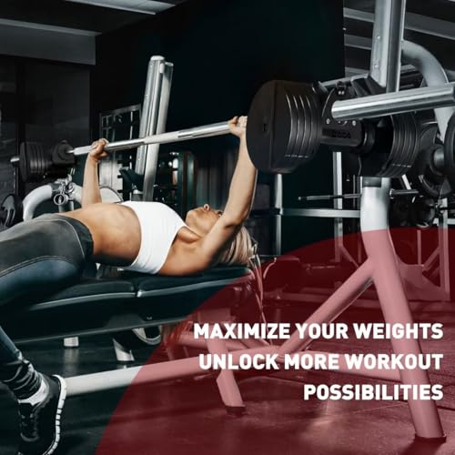 Home Gym Clips - Load Dumbbells on Barbells, Convert to Landmine Attachment, T-Bar Row & Dip Belt Hook | Multi-Functional Weightlifting Clamps for Barbell, Functional Training & Home Gym Equipment