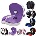 MRX Gel Tech Boxing Hook & Jab Pads MMA Focus Punching Mitts Training Thai Kick Strike Shield Curved Black/White - color: Purple