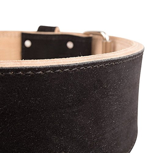 Stoic Weight Lifting Belt for Men & Women - size: X-Large 41-44" BELLY, style: 10MM Thick Single Prong