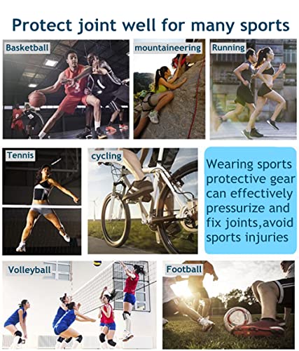 Elbow Compression Sleeves, Elbow Brace for Men Women, Tennis Golfer's Elbow Support 1pair, Arm Support Sleeves For Sports Protection And Pain Relief (Blue) - color: Blue