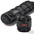 Sunny Health & Fitness Ankle Weights for Women, Men & Kids – Adjustable 1–5 lb Pair | Wrist, Arm & Leg Weights for Walking, Pilates, Yoga & Cardio - size: Adjustable 1-5 LB
