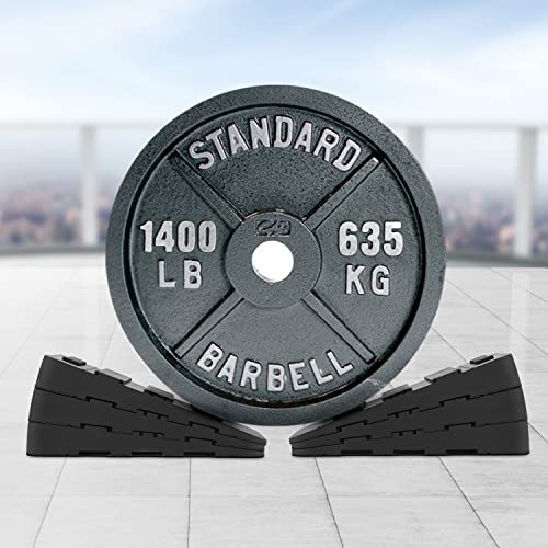 UNMERA Squat Wedge Block 6PCS Adjustable Non-slip Rubber Squat Ramp | Squat wedge for heel-elevated training, deadlifts, and calf stretches to improve mobility, balance, and strength.