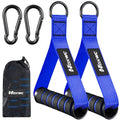 HOXWC Cable Handles Gym Equipment, Heavy Duty Resistance Band Handles, Replacement Exercise Handles for Cable Machine, Pulley System, Strength Trainer, Pull Down Workout, Home Gym Cable Attachments - color: Blue