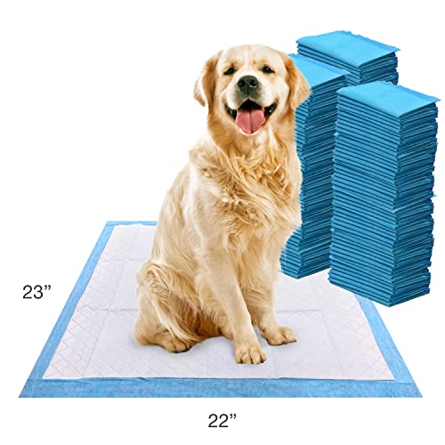 Four Paws Wee-Wee Superior Performance Unscented Pee Pads for Dogs & Puppies, Quilted Leak-Proof Dog Housebreaking Potty Training Floor Protection, 22" x 23", 150 Count - size: 150 Count