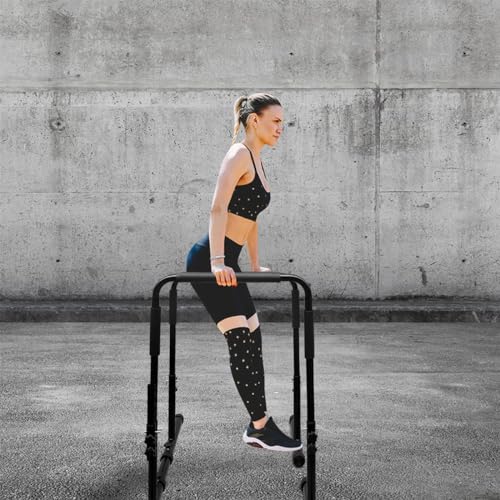 Dip Bar, Heavy Duty Dip Station Adjustable Parallel Bars for Full Body Workout Fitness, Functional Parallettes Bars for Home Gym Strength Training Workout