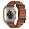 Alpine Loop Compatible with Apple Watch 3 Band 49mm 46mm 45mm 44mm 42mm 41mm 40mm 38mm Men Women, Nylon Sport Loop for Apple Watch Ultra 2/1 iWatch Series 11 10 9 8 7 6 5 4 3 2 1 SE - color: Terra Cotta