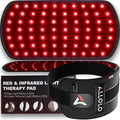 Red Light Therapy for Body, 3 in 1 LEDs Red Light Therapy Belt with Timer Remote Control, 660nm 850nm Infrared Light Therapy Pad for Body Waist Shoulder Knee, 12.3" x 6" Large Area - size: 12.3" x 6"