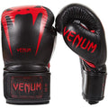 Venum Giant 3.0 Boxing Gloves - Nappa Leather - color: Black/Red, size: 12 oz