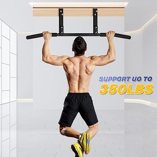 ATENTO Pull Up Bar, Chin Up Bars Ceiling Mount, Workout for Home Gym, Beam, Crossfit - Heavy-Duty, Foam Grip, Easy installation - color: Joist Mounted Pull Up Bar, Standard Grip