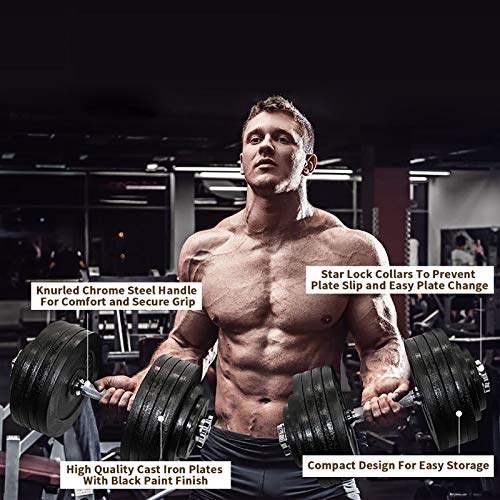 One Pair of Adjustable Dumbbells Kits-200lbs(2x100lbs)