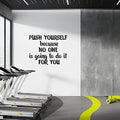 Customized Decal with Large Vinyl Letters for Wall - Custom Wall Decals Create Your Own Motivational Text Sticker - Customized Gym Decal for Any Room - color: Dec 12